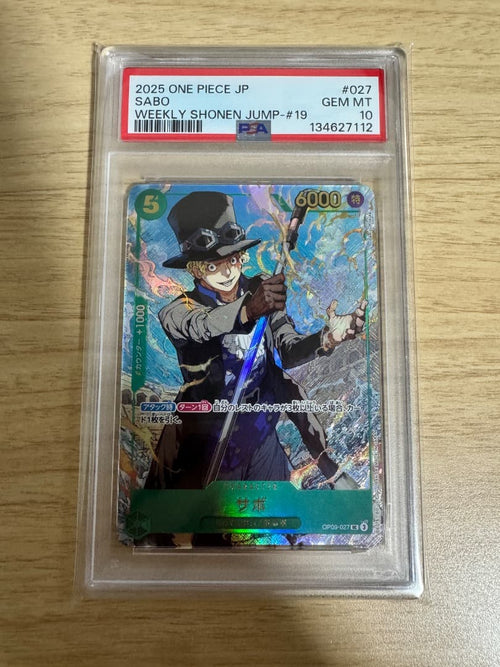 One -Piece Card Game Psa10 Op09-027