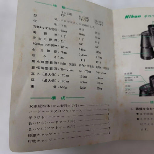 Nikon Binoculars Opera Glasses Nikon10X35E