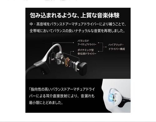 Aviot Bone Conduction Earphone Avioit Openpiece Elite