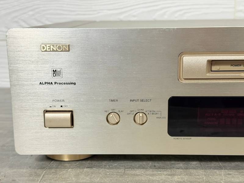 Denon Cd Md Cassette Deck Dmd-1800Al Alpha Processing D/A 180426