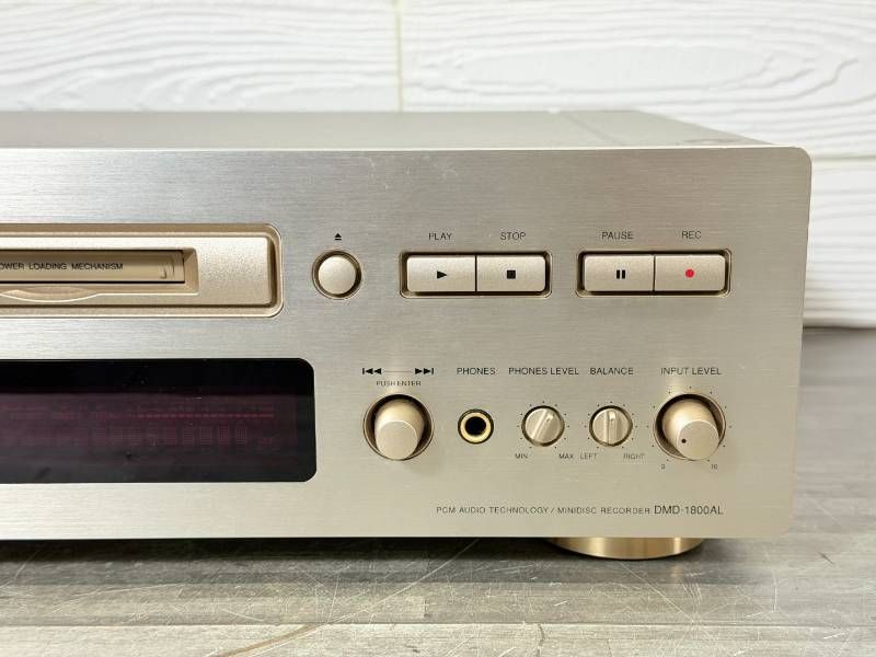 Denon Cd Md Cassette Deck Dmd-1800Al Alpha Processing D/A 180426