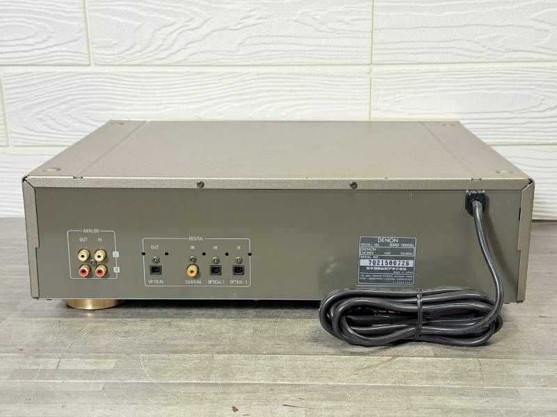 Denon Cd Md Cassette Deck Dmd-1800Al Alpha Processing D/A 180426