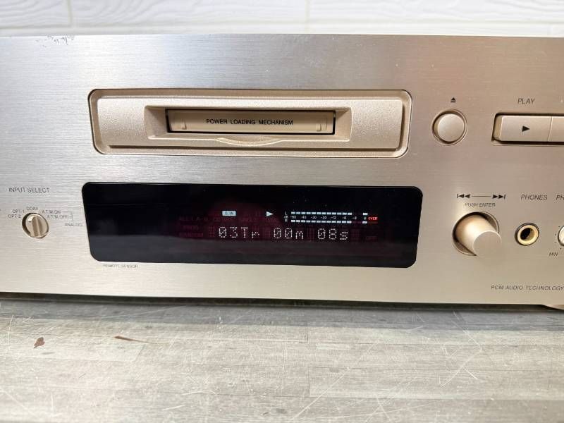 Denon Cd Md Cassette Deck Dmd-1800Al Alpha Processing D/A 180426