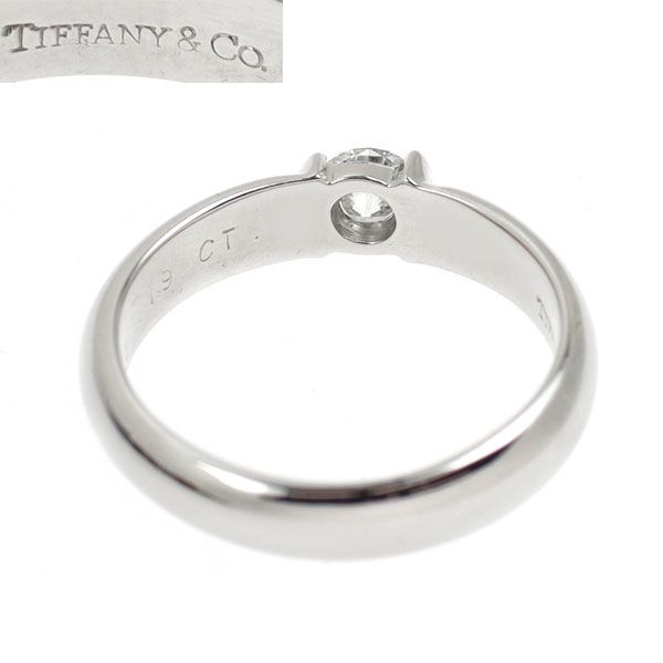 Tiffany Ring Pt950 0.19Ct