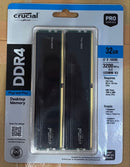 Crucial Memory Ddr4 Pro 32Gb (2X16Gb)