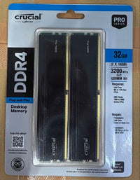 Crucial Memory Ddr4 Pro 32Gb (2X16Gb)