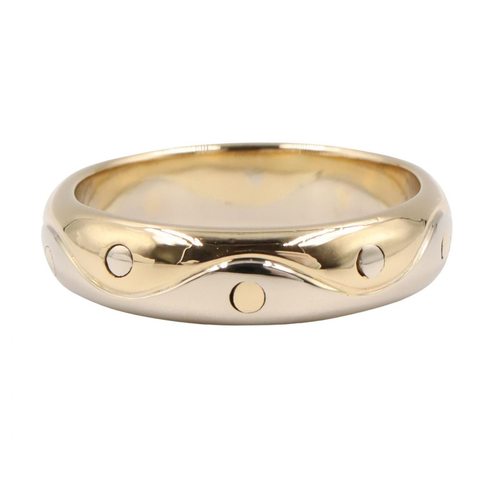 Bvlgari Ring K18 K18Wg Used A