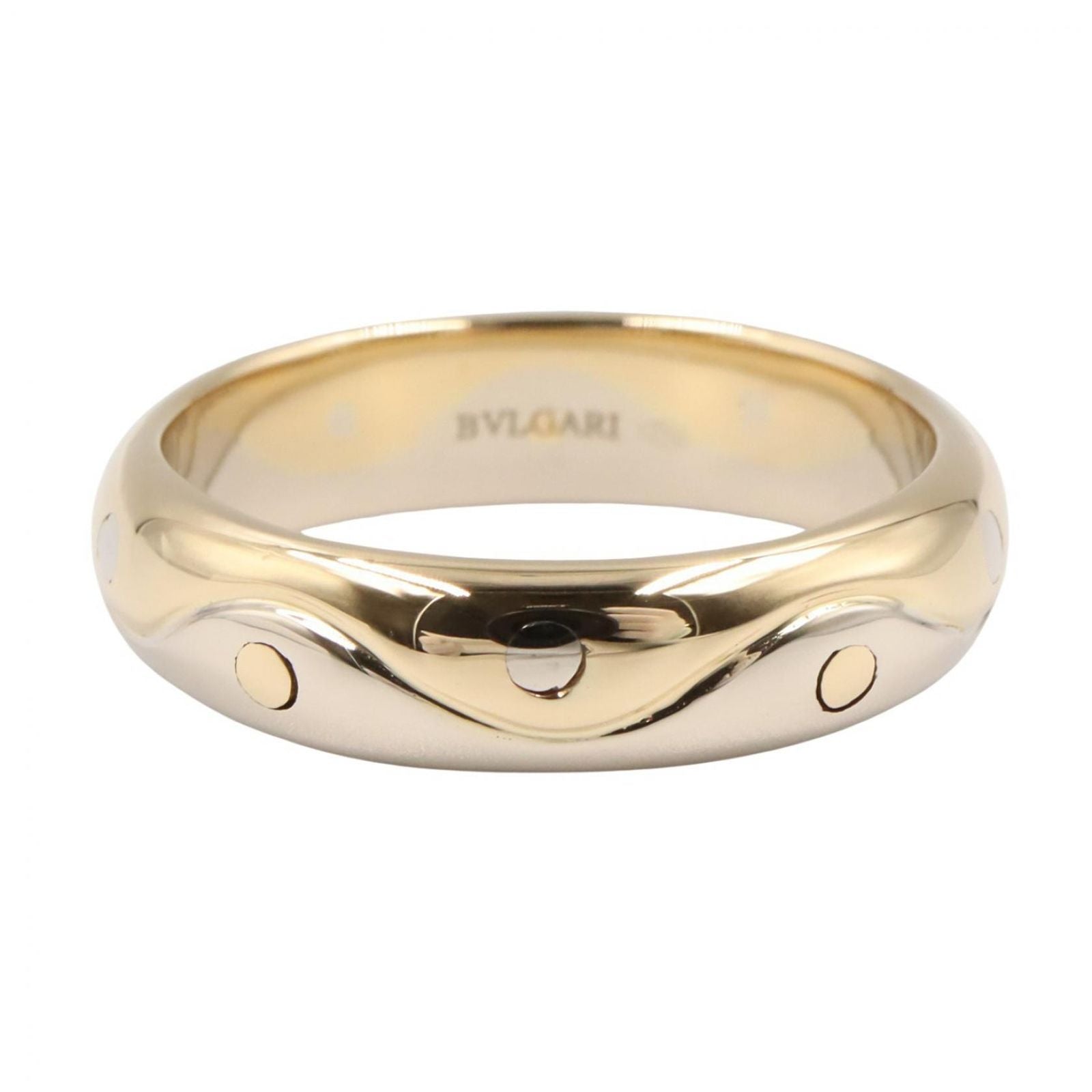 Bvlgari Ring K18 K18Wg Used A