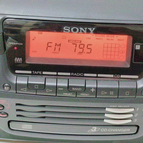 Sony Cd, Md Cassette Decks Zsx-5000 3Cd Changer