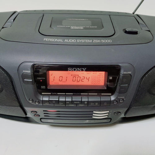 Sony Cd, Md Cassette Decks Zsx-5000 3Cd Changer