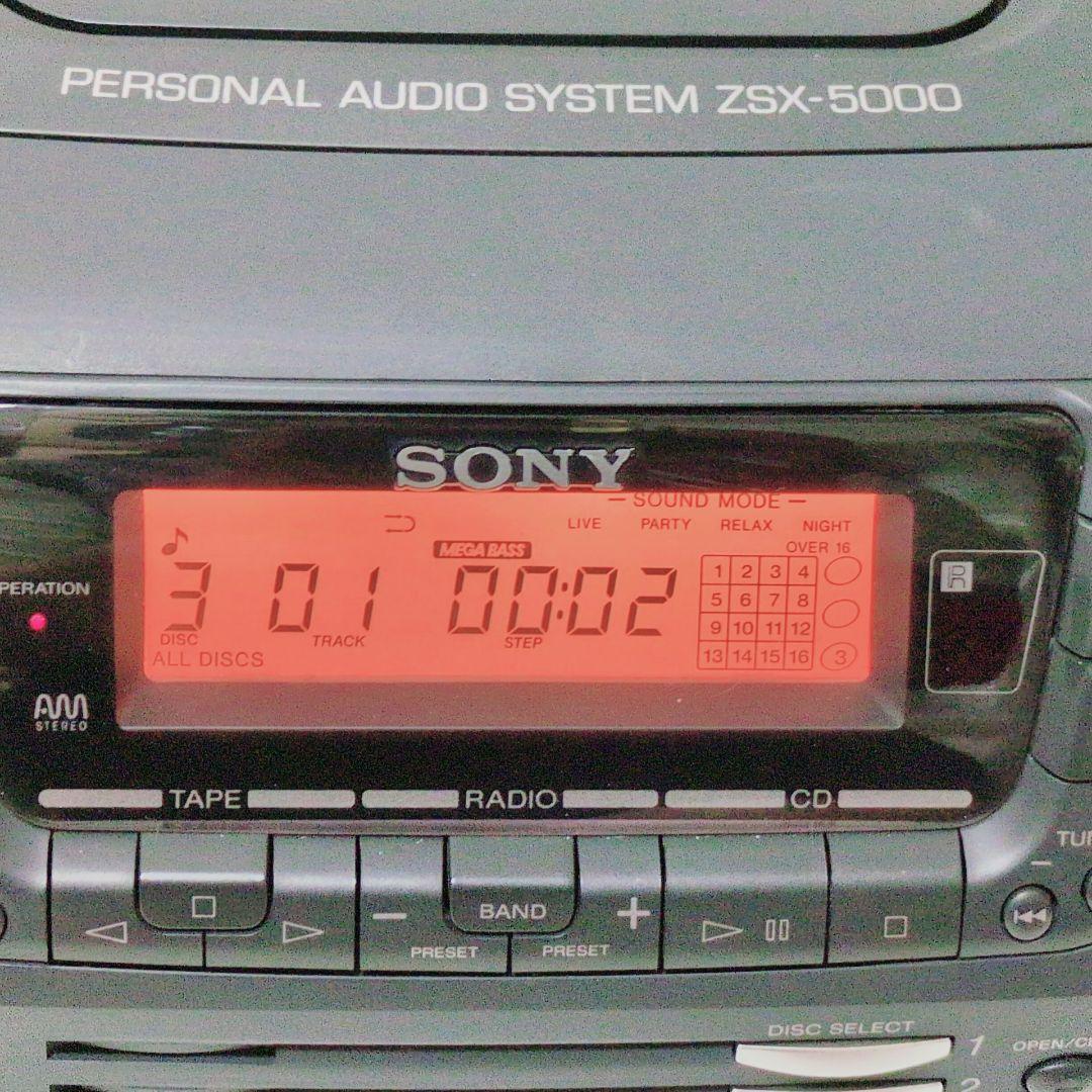 Sony Cd, Md Cassette Decks Zsx-5000 3Cd Changer