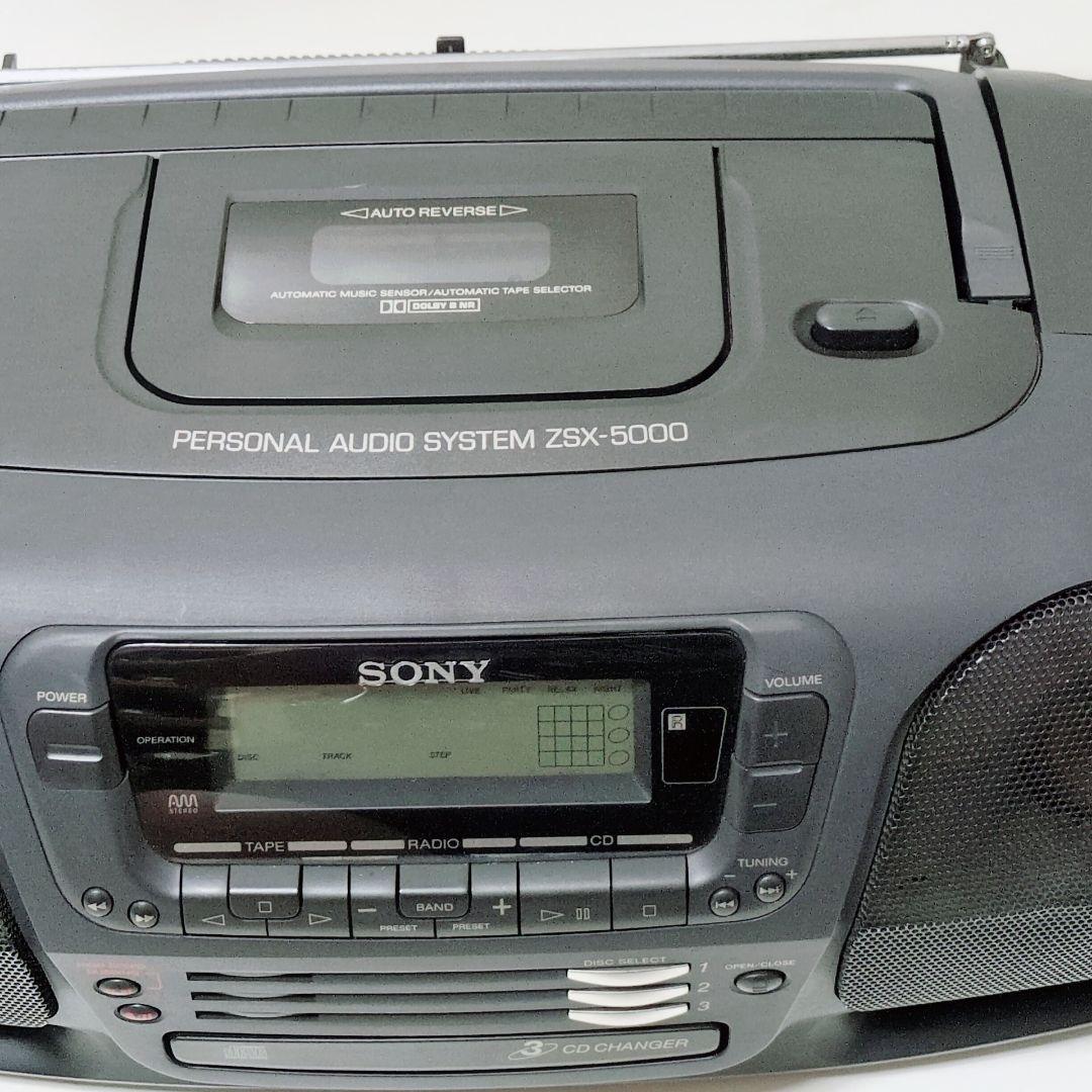 Sony Cd, Md Cassette Decks Zsx-5000 3Cd Changer