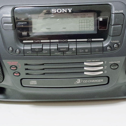 Sony Cd, Md Cassette Decks Zsx-5000 3Cd Changer