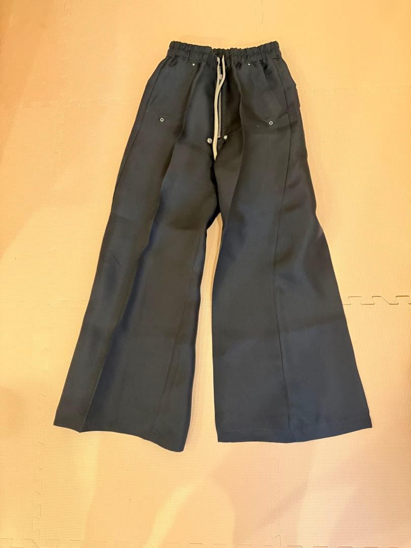 Rick Owens Wide-Leg Pants Loose-Fitting 25Ss Bela 100% 46