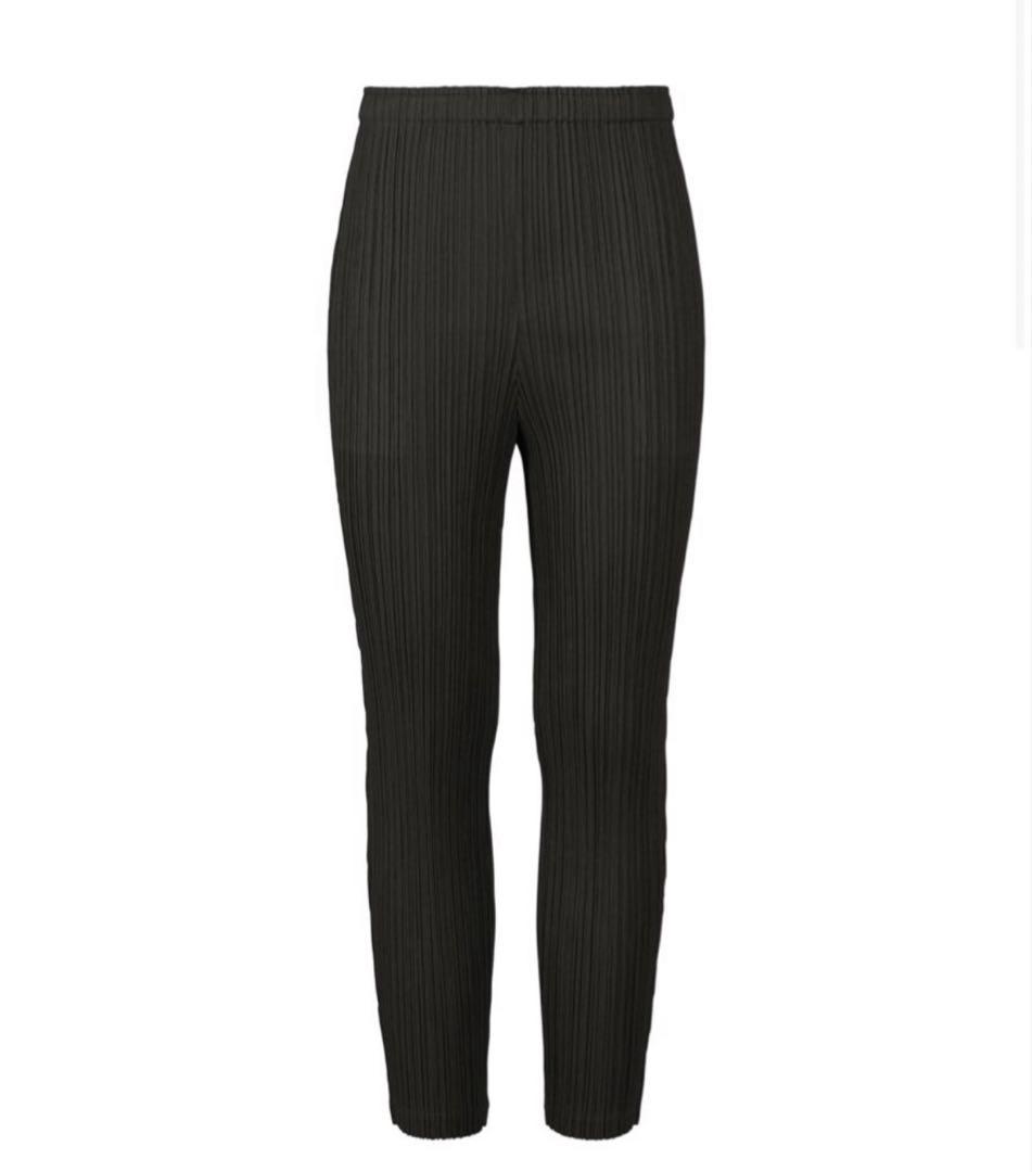 Pleats Please Wide-Leg Pants Loose-Fitting Issey Miyake