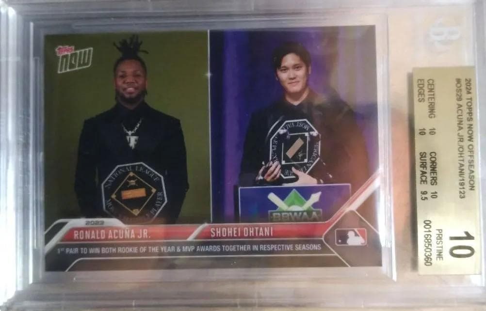 Mlb Bgs10 Topps Now 2023 Mvp