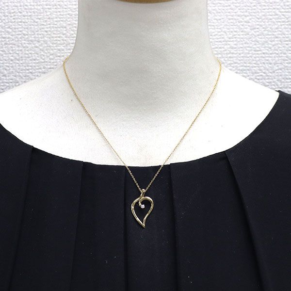 Tiffany Necklace K18Yg