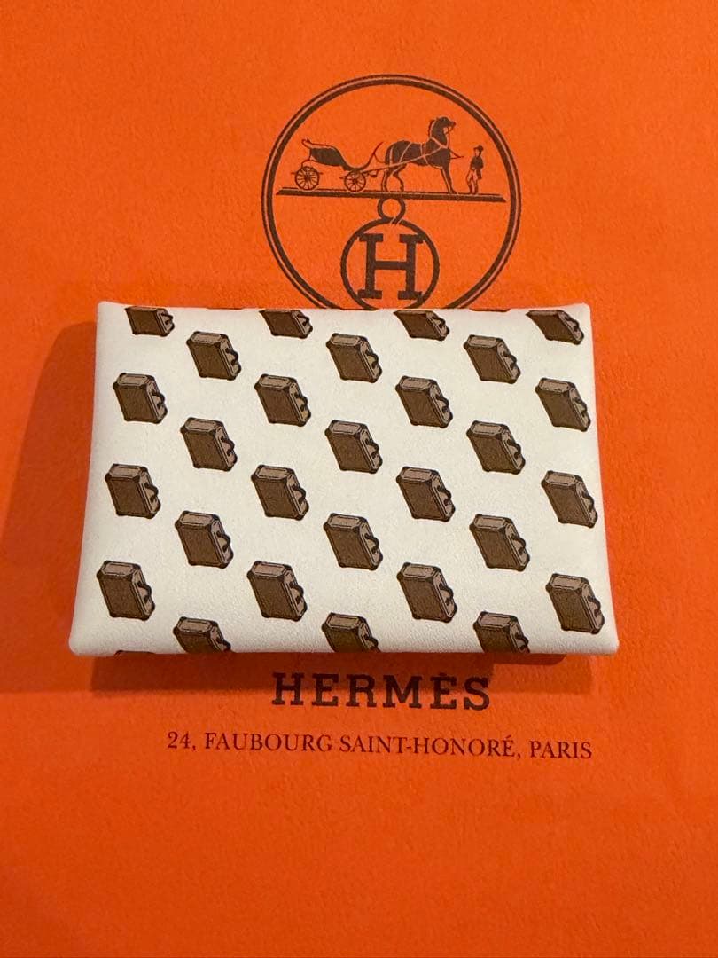 Hermes Card Cases Herm S (Bleu Brume)