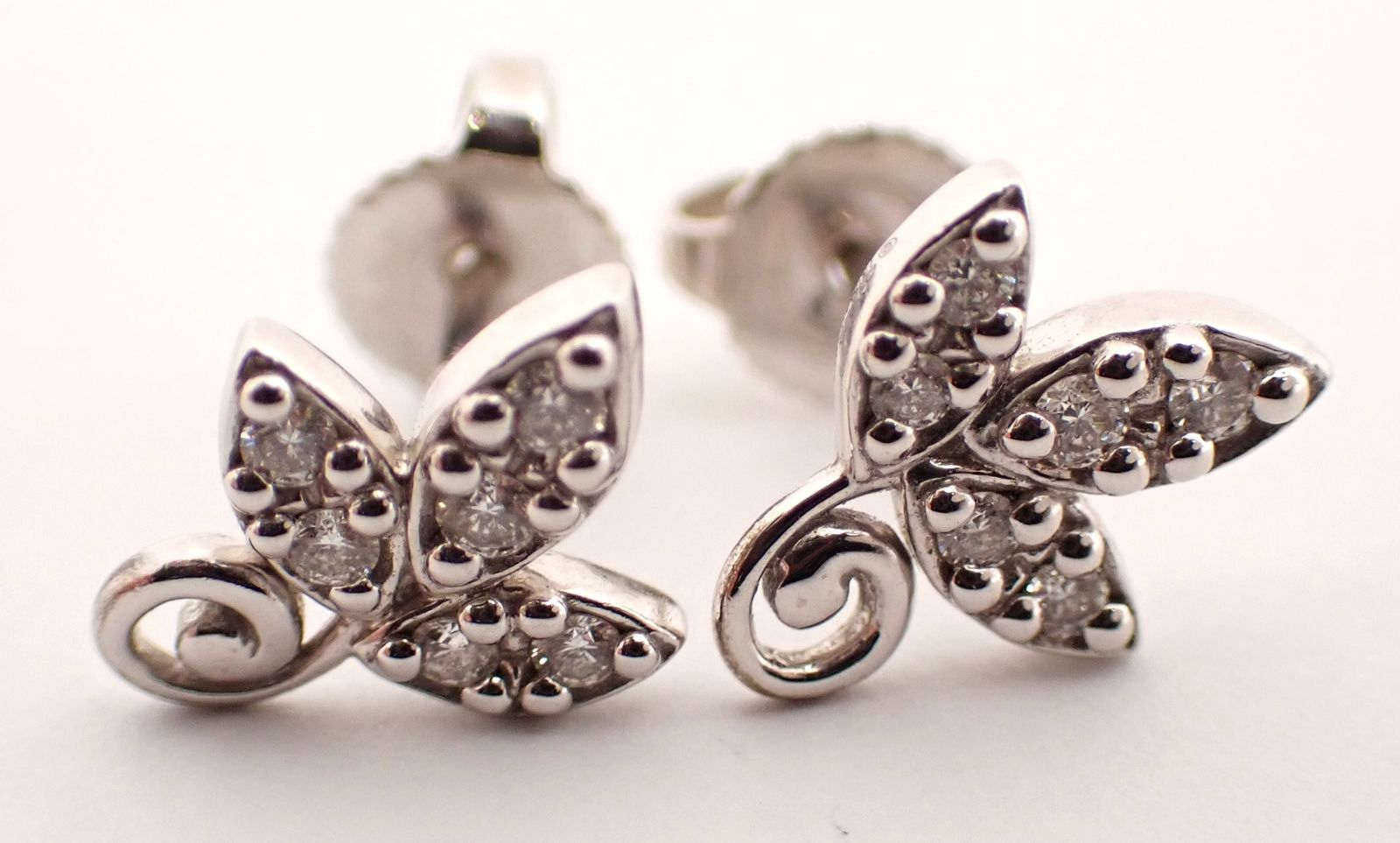 Tiffany Earrings (For Both Ears) Tiffany&Co.( K18 750Wg 2.3G