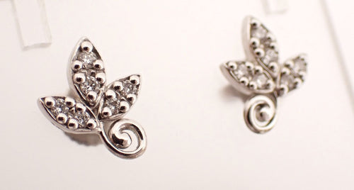 Tiffany Earrings (For Both Ears) Tiffany&Co.( K18 750Wg 2.3G
