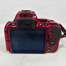Nikon Digital Slr 2,412 D5500 Red Af-S Dx Nikkor 18-55Mm 1:3.5-5.6 G Vr 1117K