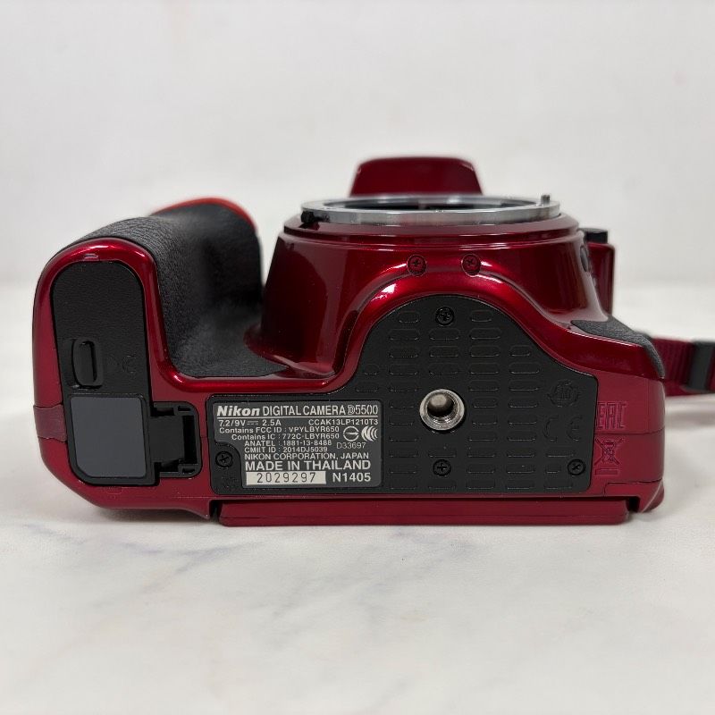 Nikon Digital Slr 2,412 D5500 Red Af-S Dx Nikkor 18-55Mm 1:3.5-5.6 G Vr 1117K
