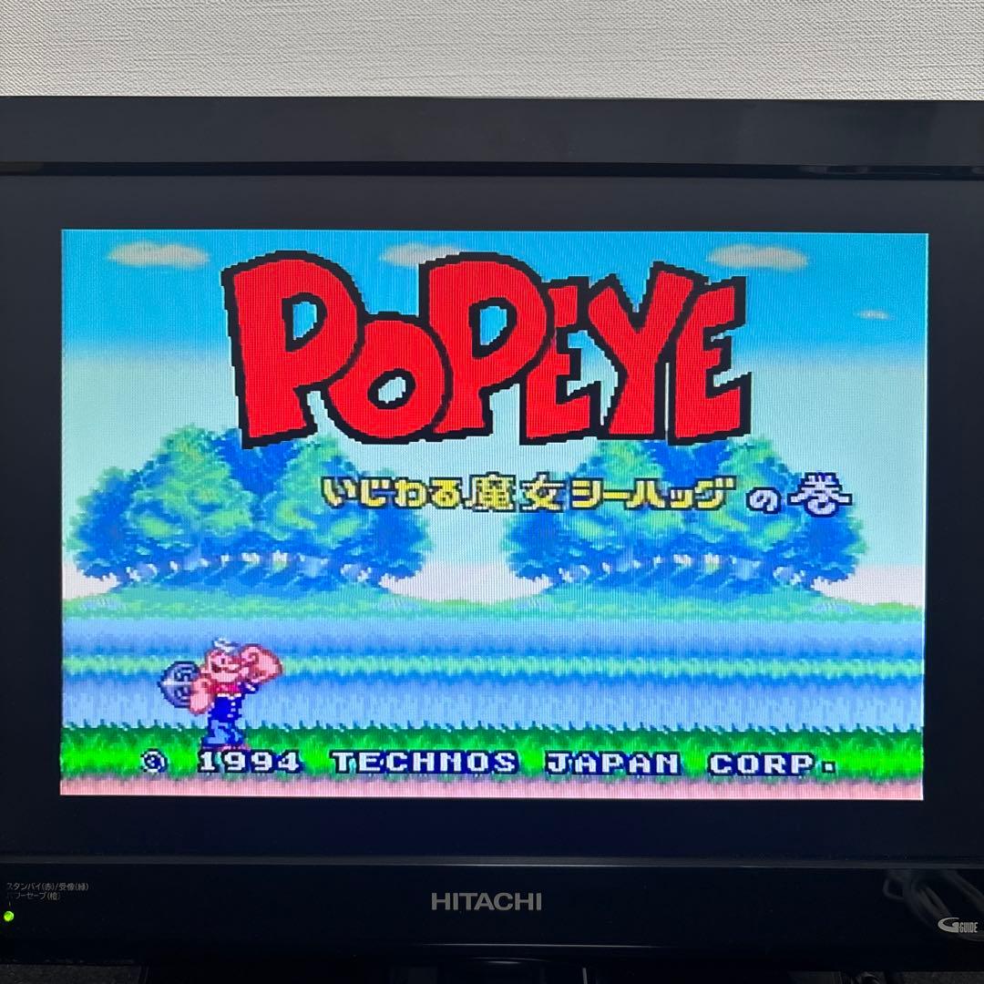 Super Famicom Games Sfc Popeye