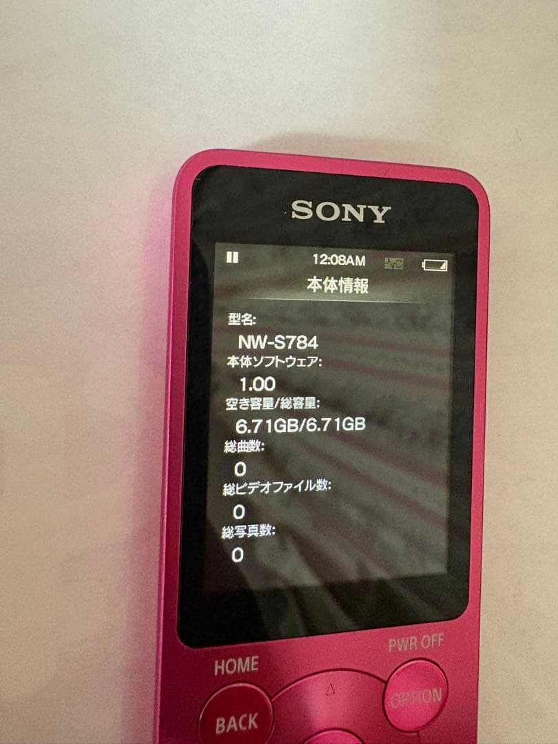 Other Sony Nw-S784