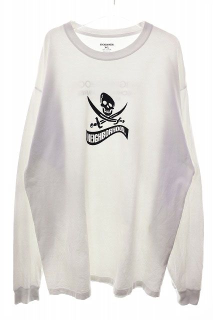 Neighborhood 7 Minutes, Long -Sleeved Cut -And -Sew 20Aw Distortion-1 C-Tee.Ls