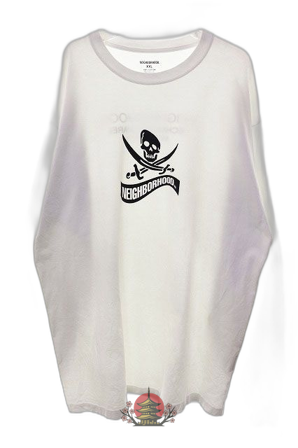 Neighborhood 7 Minutes, Long -Sleeved Cut -And -Sew 20Aw Distortion-1 C-Tee.Ls