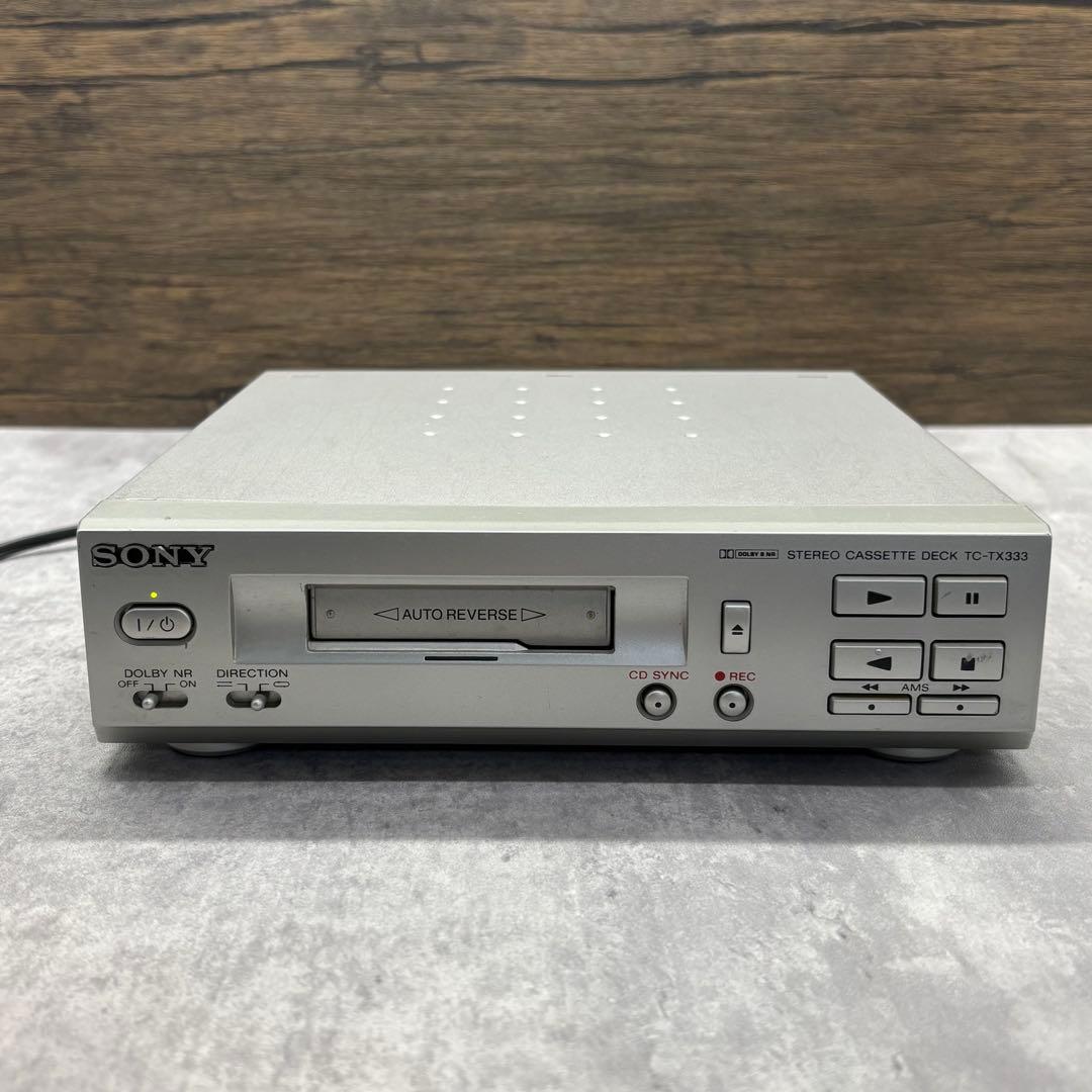 Sony Cd Md Cassette Deck Tc-Tx333