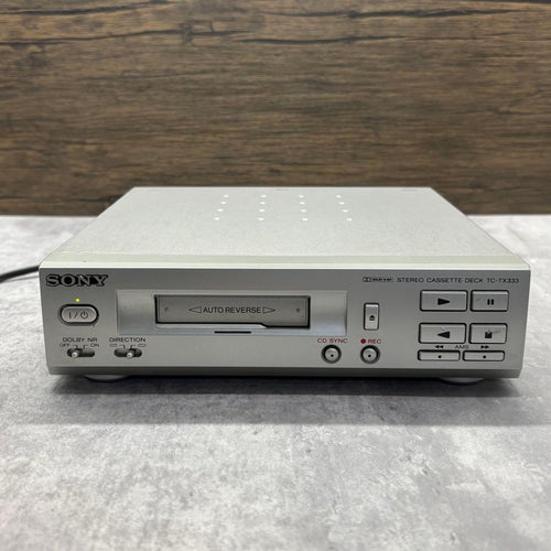 Sony Cd Md Cassette Deck Tc-Tx333