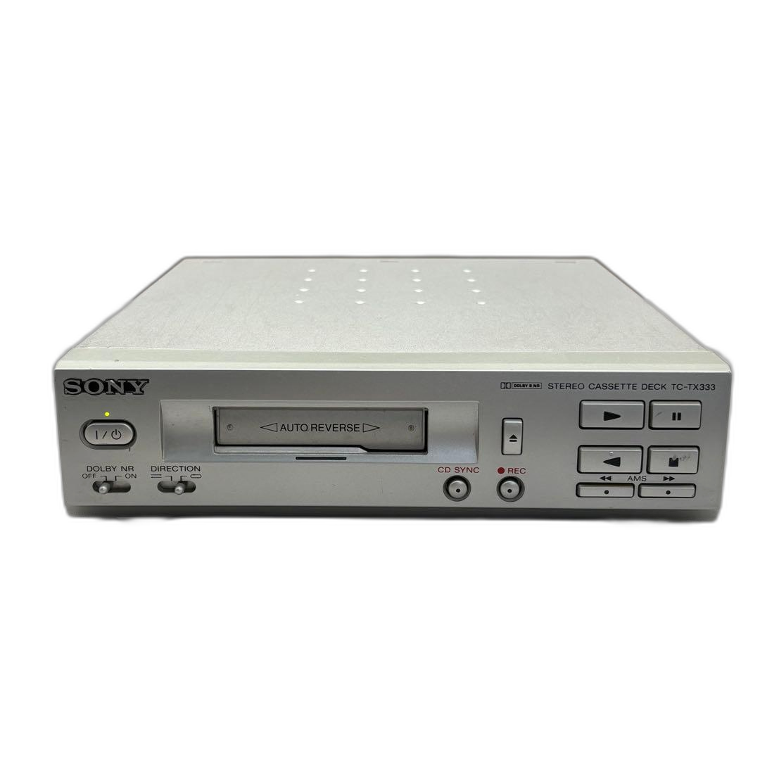 Sony Cd Md Cassette Deck Tc-Tx333