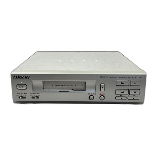 Sony Cd Md Cassette Deck Tc-Tx333