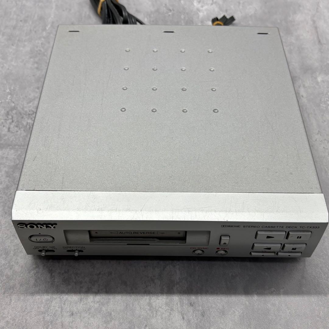 Sony Cd Md Cassette Deck Tc-Tx333