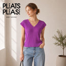 Pleats Please Short-Sleeve Issey Miyake