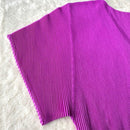 Pleats Please Short-Sleeve Issey Miyake