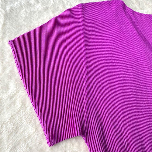 Pleats Please Short-Sleeve Issey Miyake