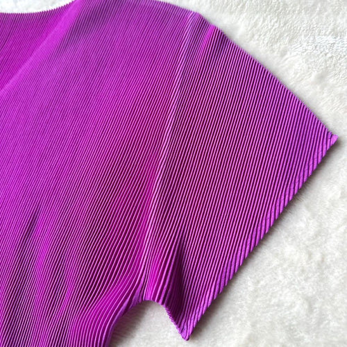 Pleats Please Short-Sleeve Issey Miyake