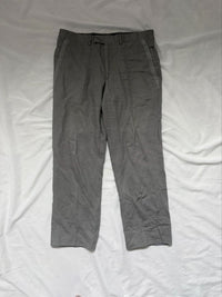Hermes Slacks Linen Wide Light Gray