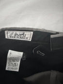 Hermes Slacks Linen Wide Light Gray
