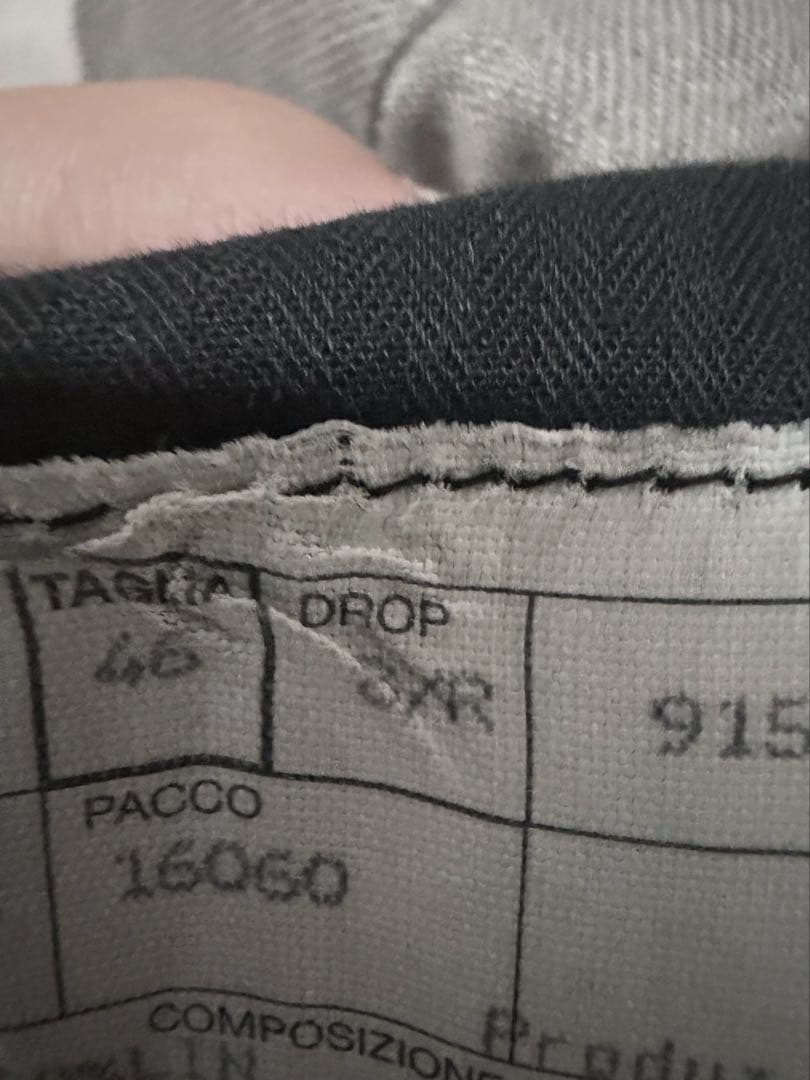 Hermes Slacks Linen Wide Light Gray