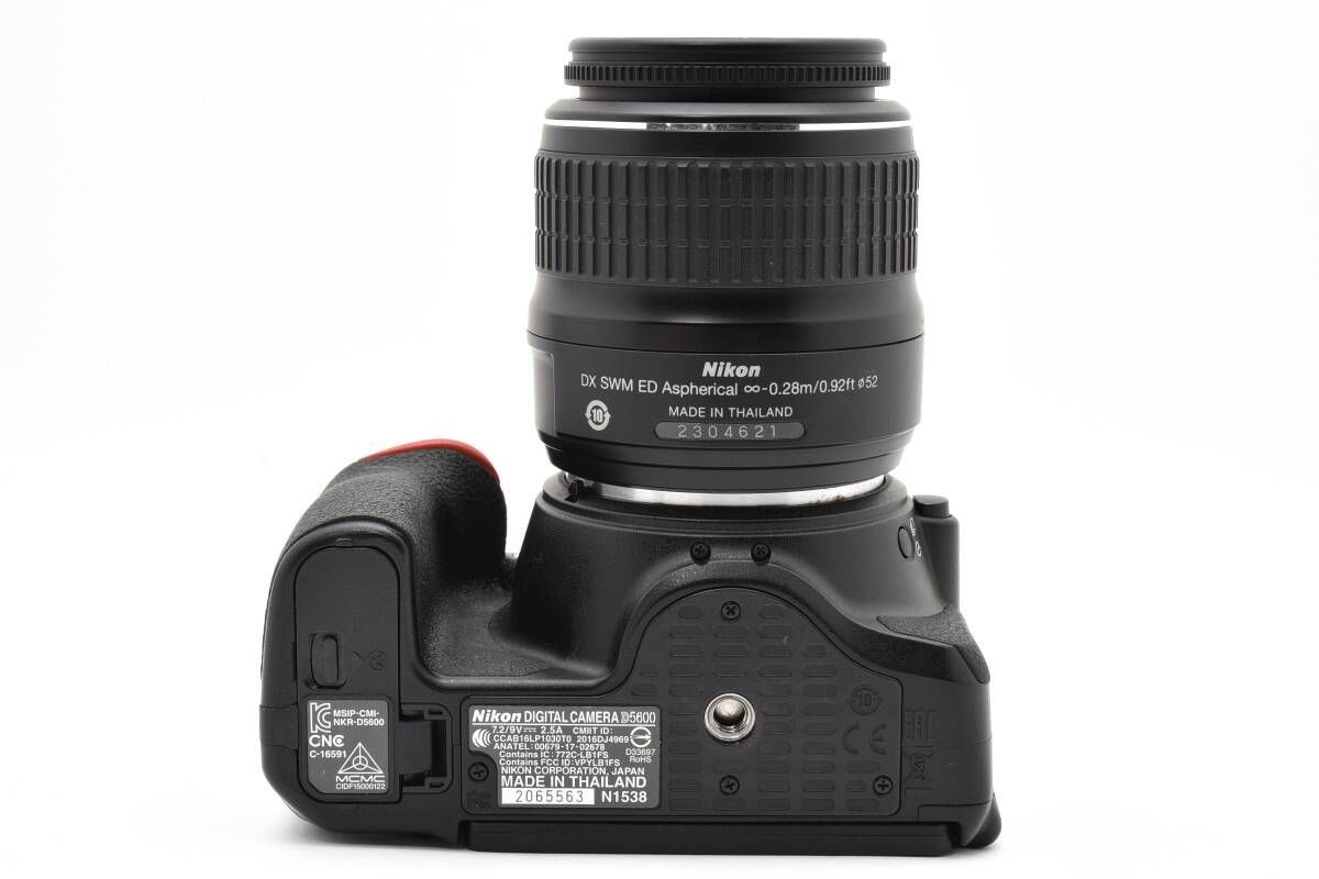 Nikon Digital Slr 15918 D5600 Af-S 18-55Mm #K791-2