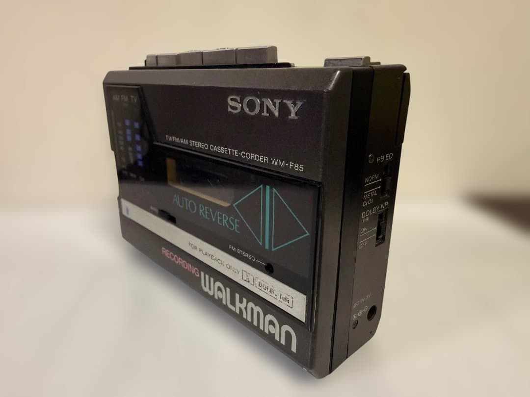 Sony Cassette Players Wm-F85 Am/Fm/Tv