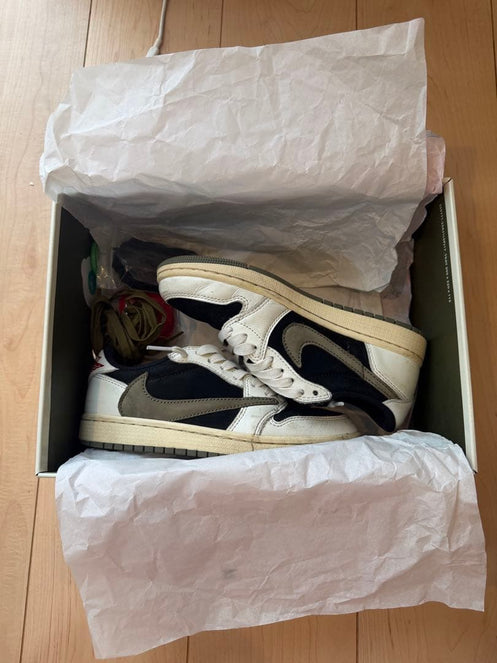 Nike Sneakers Travisscott Airjordan1 Low Ogmediumolive Medium Olive