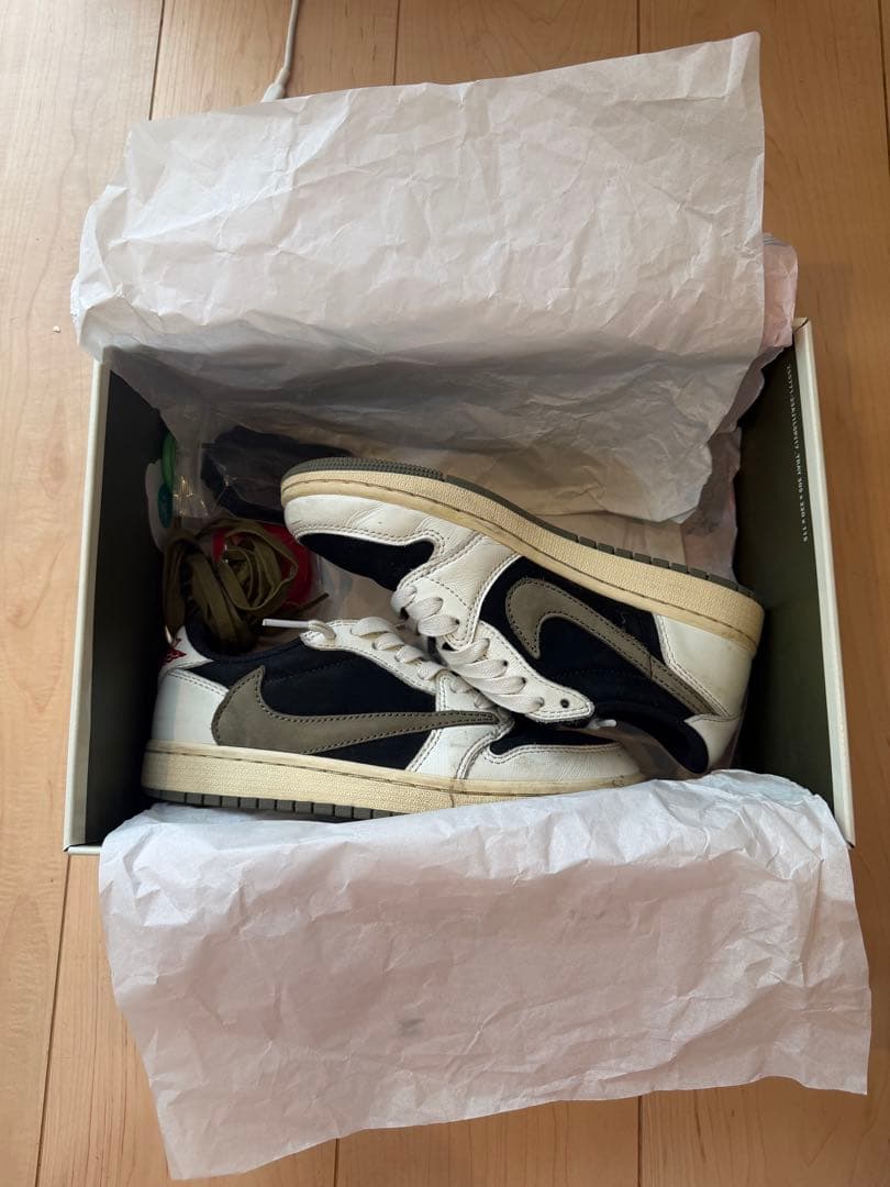 Nike Sneakers Travis Scott Aj1 Low Medium Olive