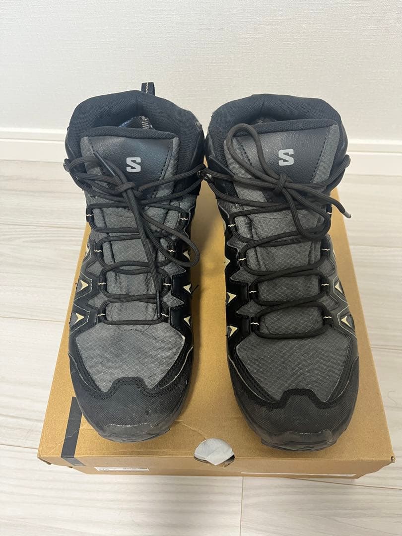 Salomon Mountaineering Trekking Boots X Braze Mid Gtx Black/Slate Green