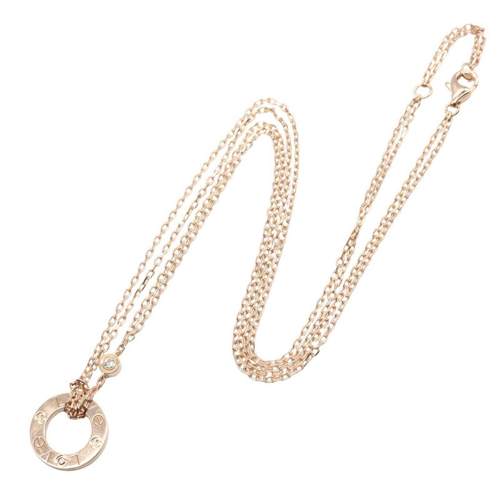 Cartier Necklace 1Pd B7218300 38/41 K18Pg