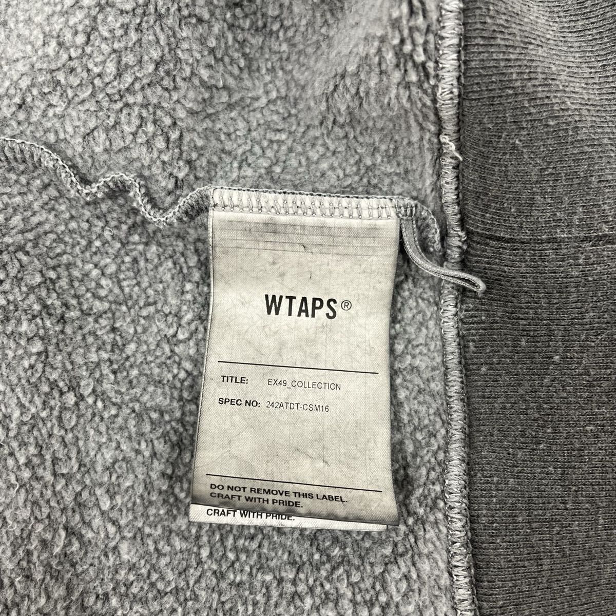 Wtaps Trainer Sweatshirts 242Atdt-Csm16 Sign 01 Sweater Ctpl 3 10133708