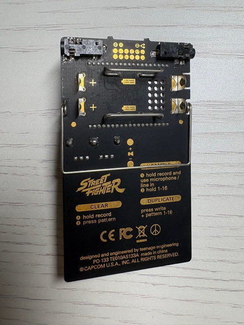 Samplers Teenage Engineering Po-133 Streetfighter